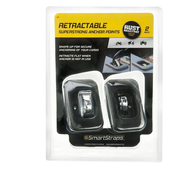 SmartStraps Pop up Anchor Points Light Duty Chrome 220 Rust Resistant 2 Pack